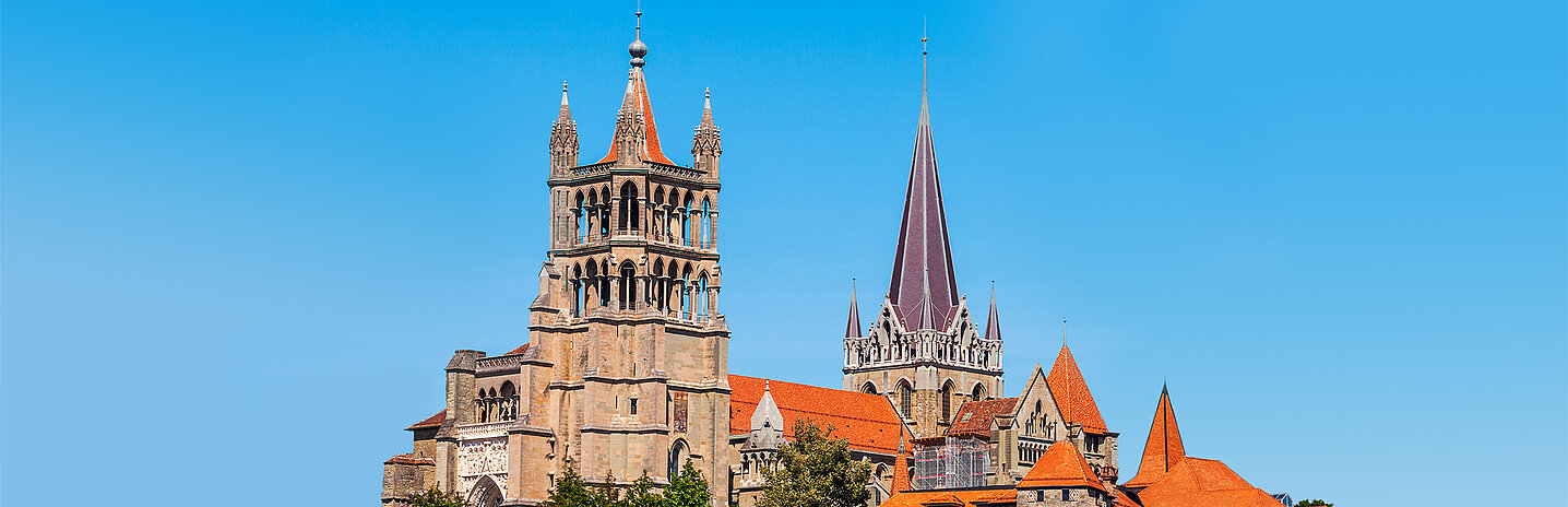 La cathédrale de Lausanne.