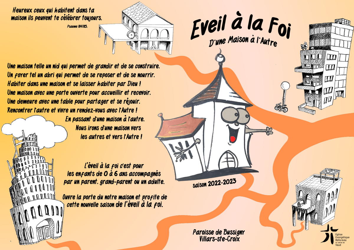 EERV - Éveil à la foi (0 à 6 ans) - Régions - Paroisses - Spiritualité