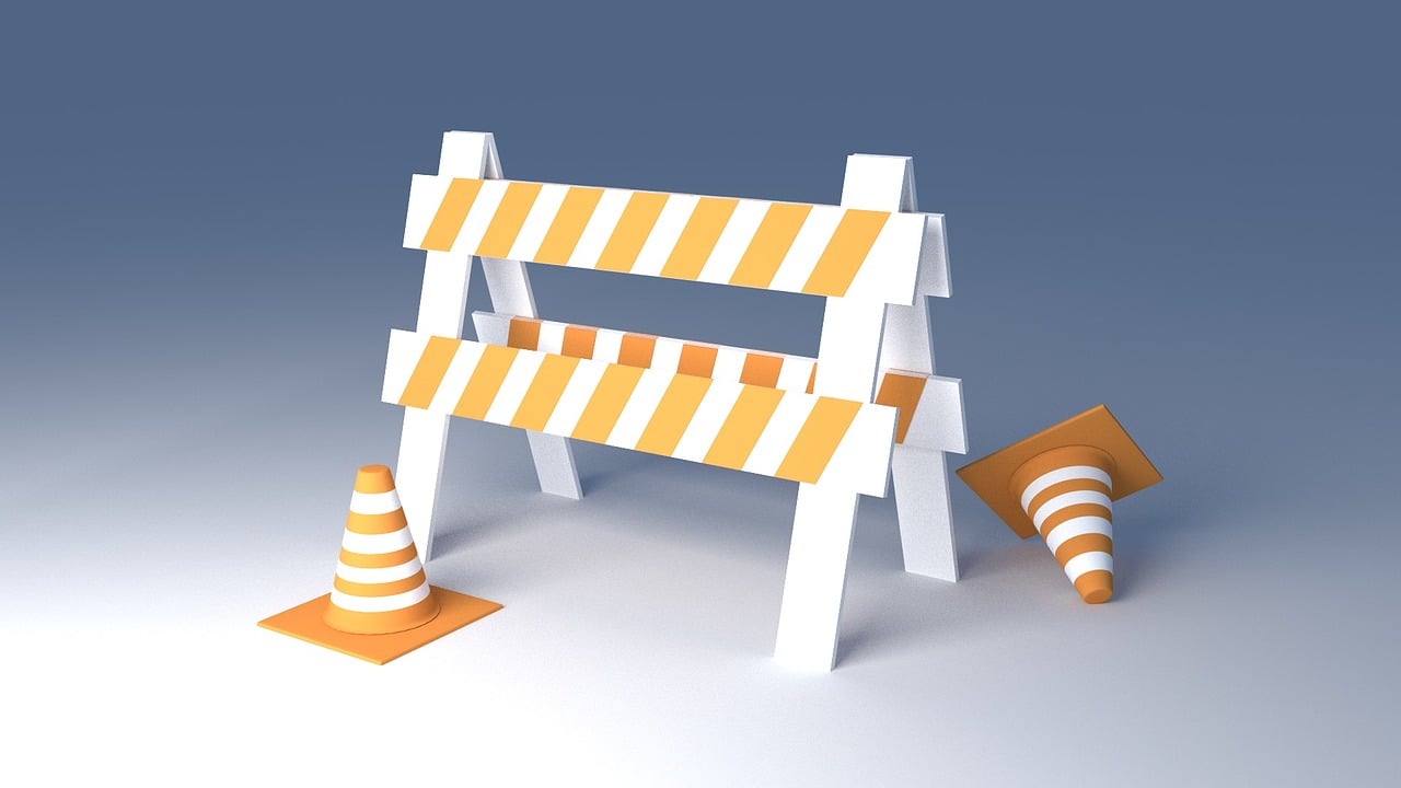 Barrière de travaux