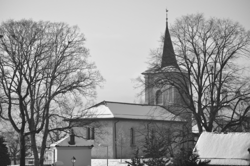 église d'Ecublens hiver
