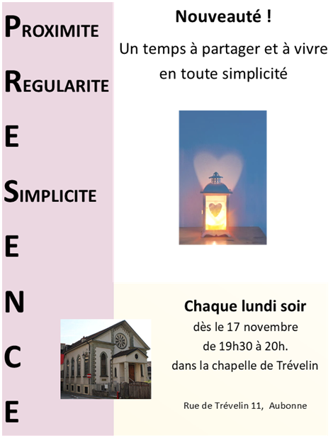 affichette PRÉSENCE